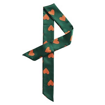 Women's Skinny Ribbon Neckerchief Narrow Hair Wrist Scarf Headband Handbag