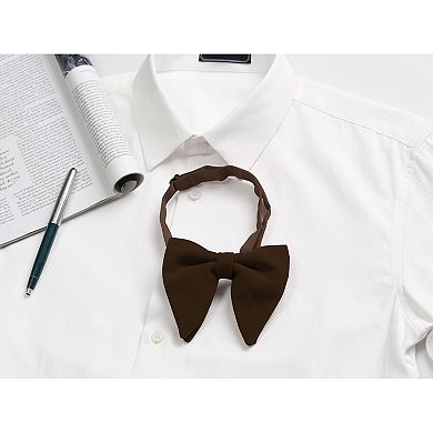 Solid Pre-tied Bow Ties for Women Men Formal Party Prom Bowties Velvet