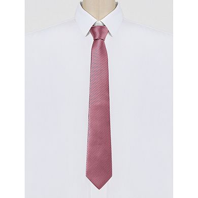 Men's Solid Color Self-tied Stripes Textured Wide Tie Neck Wedding Formal Ties