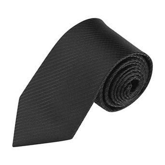 Men's Solid Color Self-tied Stripes Textured Wide Tie Neck Wedding Formal Ties