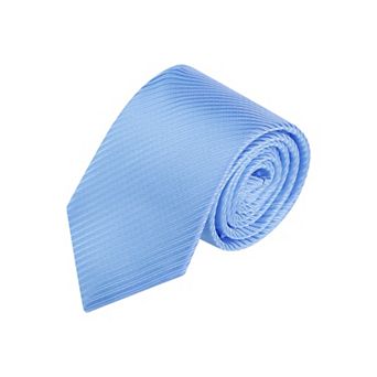 Men's Solid Color Self-tied Stripes Textured Wide Tie Neck Wedding Formal Ties