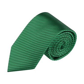 Men's Solid Color Self-tied Stripes Textured Wide Tie Neck Wedding Formal Ties
