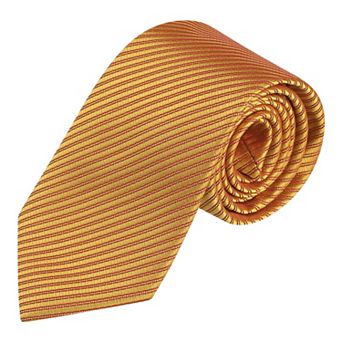 Men's Solid Color Self-tied Stripes Textured Wide Tie Neck Wedding Formal Ties