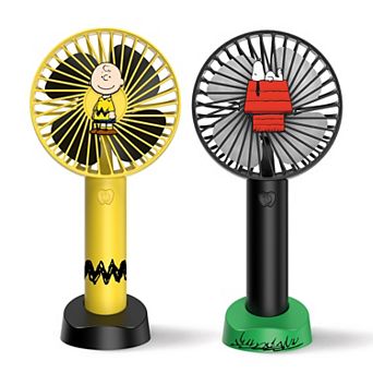 Peanuts Charlie Brown & Snoopy 2-Pack Handheld Fan