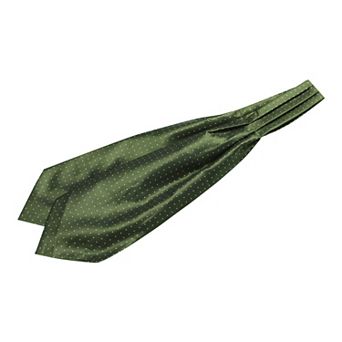 Men's Polka Dots Self-Tied Neck Cravat Tie Ascot Tie Formal Party Cravats