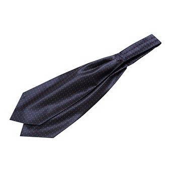 Men's Polka Dots Self-Tied Neck Cravat Tie Ascot Tie Formal Party Cravats