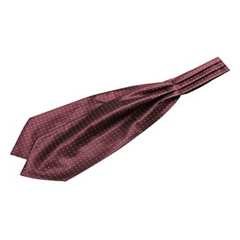 Men's Polka Dots Self-Tied Neck Cravat Tie Ascot Tie Formal Party Cravats