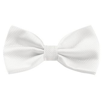Men's Textured Adjustable Strap Elegant Solid Classic Pre-tied Bow Tie for Wedding Formal