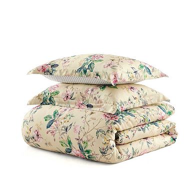 Martha Stewart Songbird Floral Comforter Set with Shams