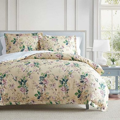 Martha Stewart Songbird Floral Comforter Set with Shams