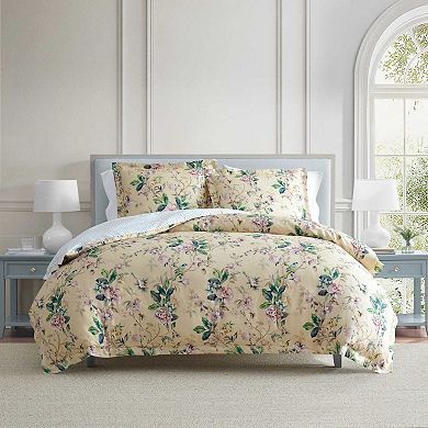 Martha Stewart Songbird Floral Comforter Set with Shams