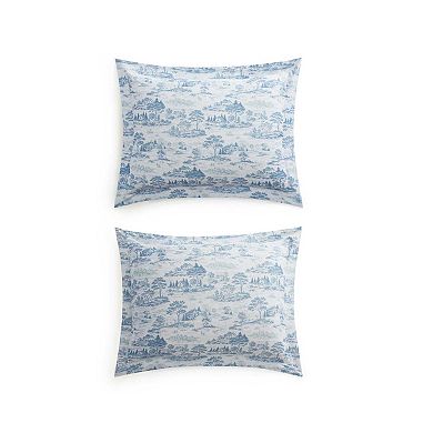 Martha Stewart Farmhouse Toile Comforter Set with Shams