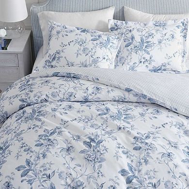 Martha Stewart Songbird Blue Comforter Set with Shams