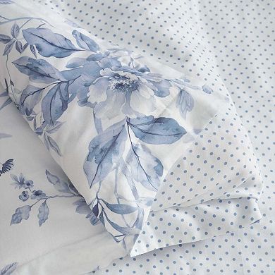 Martha Stewart Songbird Blue Comforter Set with Shams