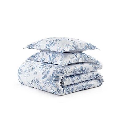 Martha Stewart Songbird Blue Comforter Set with Shams