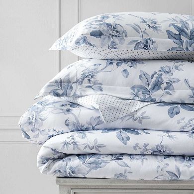 Martha Stewart Songbird Blue Comforter Set with Shams