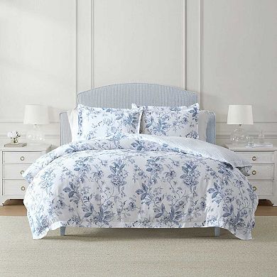 Martha Stewart Songbird Blue Comforter Set with Shams