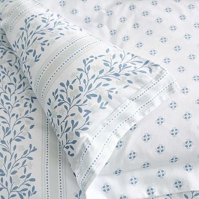 Martha Stewart Verbena Stripe Duvet Cover Set with Shams