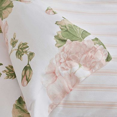 Martha Stewart Geranium Bloom Duvet Cover Set with Shams