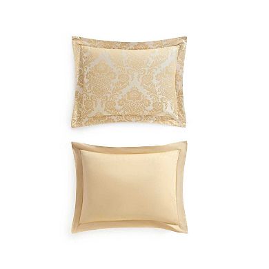 Martha Stewart Vintage Damask 3-Piece Duvet Cover Set with Shams