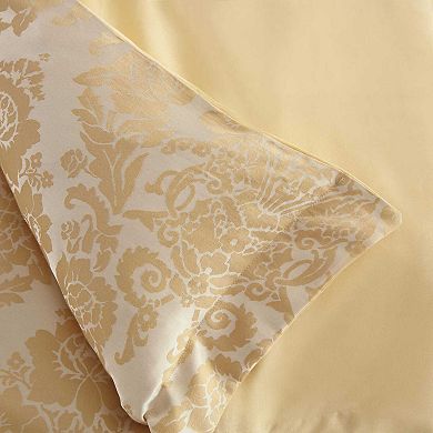 Martha Stewart Vintage Damask 3-Piece Duvet Cover Set with Shams