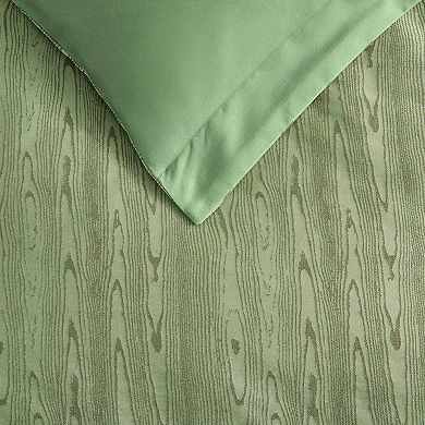 Martha Stewart Faux Bois 3-Piece Duvet Cover Set with Shams