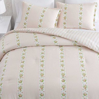 Martha Stewart Annabelle Stripe Comforter Set with Shams