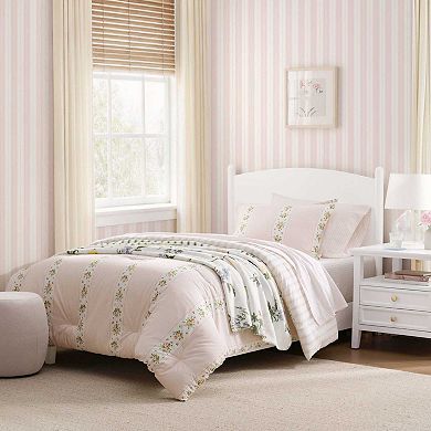 Martha Stewart Annabelle Stripe Comforter Set with Shams