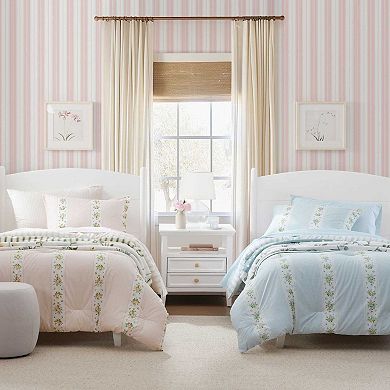 Martha Stewart Annabelle Stripe Comforter Set with Shams