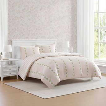 Martha Stewart Annabelle Stripe Comforter Set with Shams