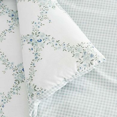 Martha Stewart Romantic Trellis Comforter Set with Shams