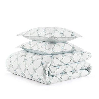 Martha Stewart Romantic Trellis Comforter Set with Shams