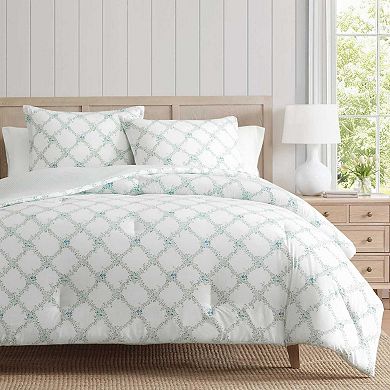 Martha Stewart Romantic Trellis Comforter Set with Shams