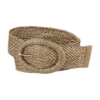 Women's Woven Belts Wide Waist Belts for Dress Decor Adjustable