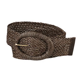 Women's Woven Belts Wide Waist Belts for Dress Decor Adjustable