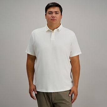 Big & Tall Haggar® Short Sleeve Pique Polo Shirt Knit Top