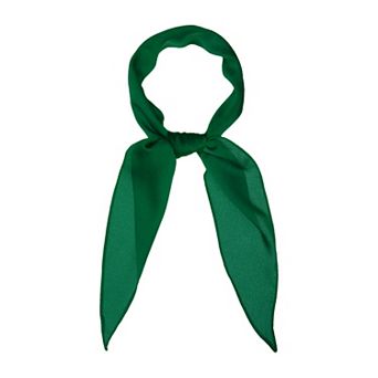 Women's Solid Color Rhombus Neck Scarf Scarves Skinny Long Neckerchief