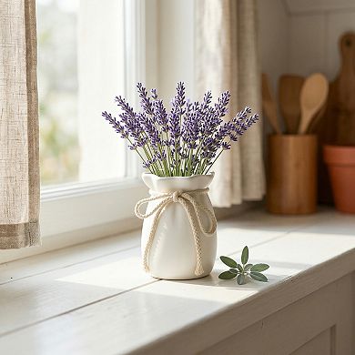 Modern Plastic Flower Vase Unbreakable Geometric Decorative Vase for Home Decor 3.7"Lx3.7"Wx5.3"H