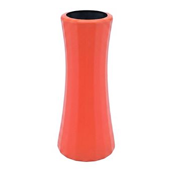 Modern Geometric Flower Vase Unbreakable Plastic Vase Minimalist Centerpiece 3.5"Lx3.5"Wx8.3"H