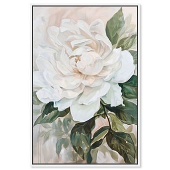 Art Remedy Blooming Serenity Abstract Canvas Wall Art
