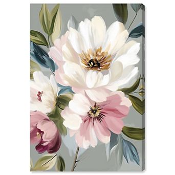 Art Remedy Blooming Serenity Abstract Canvas Wall Art