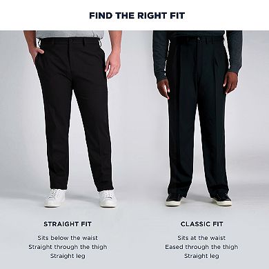Men's Haggar® Big & Tall Cool Right® Straight Fit Flat Front Pants