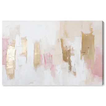 Art Remedy Quiet Geometry II Abstract Gallery Wrapped Canvas Print