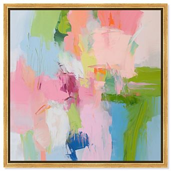Art Remedy Dusty Rose Harmony Abstract Canvas Print