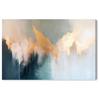 Art Remedy Tides of Indigo Canvas Print Abstract Wall Art
