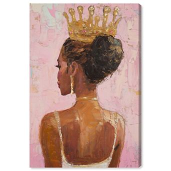 Art Remedy Girl Wearing Garden Grace I Fashion Canvas Wall Art