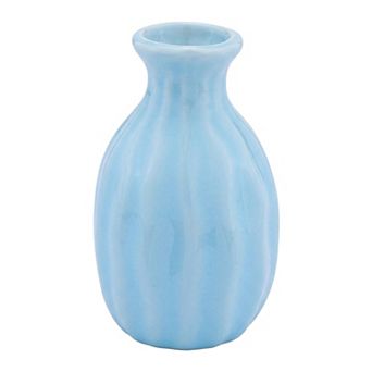 Mini Ceramic Bud Vase Small Decorative Flower Vase for Single Stem Tiny Matte Vase 1.8"Lx1.8"Wx3"H