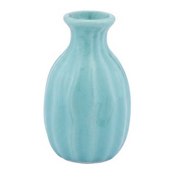 Mini Ceramic Bud Vase Small Decorative Flower Vase for Single Stem Tiny Matte Vase 1.8"Lx1.8"Wx3"H