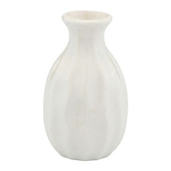Mini Ceramic Bud Vase Small Decorative Flower Vase for Single Stem Tiny Matte Vase 1.8"Lx1.8"Wx3"H