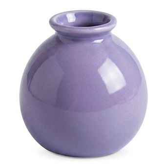 Small Ceramic Square Bud Vase Mini Cube Flower Vase with Wide Mouth Matte Vase 2.8"Lx2.8"Wx2.8"H